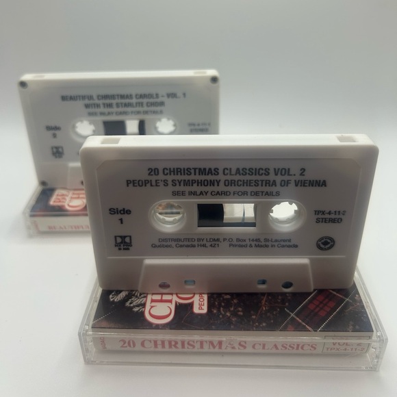 Vintage, 2 cassettes with original box, Christmas carols with the starlite choir - Picture 6 of 6